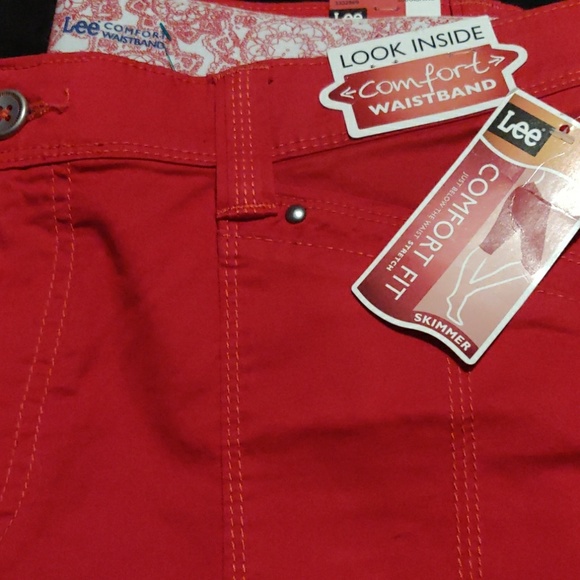 Lee Shorts 2 Pair Of Lees Comfort Fit Size 4 Medium Capris Poshmark